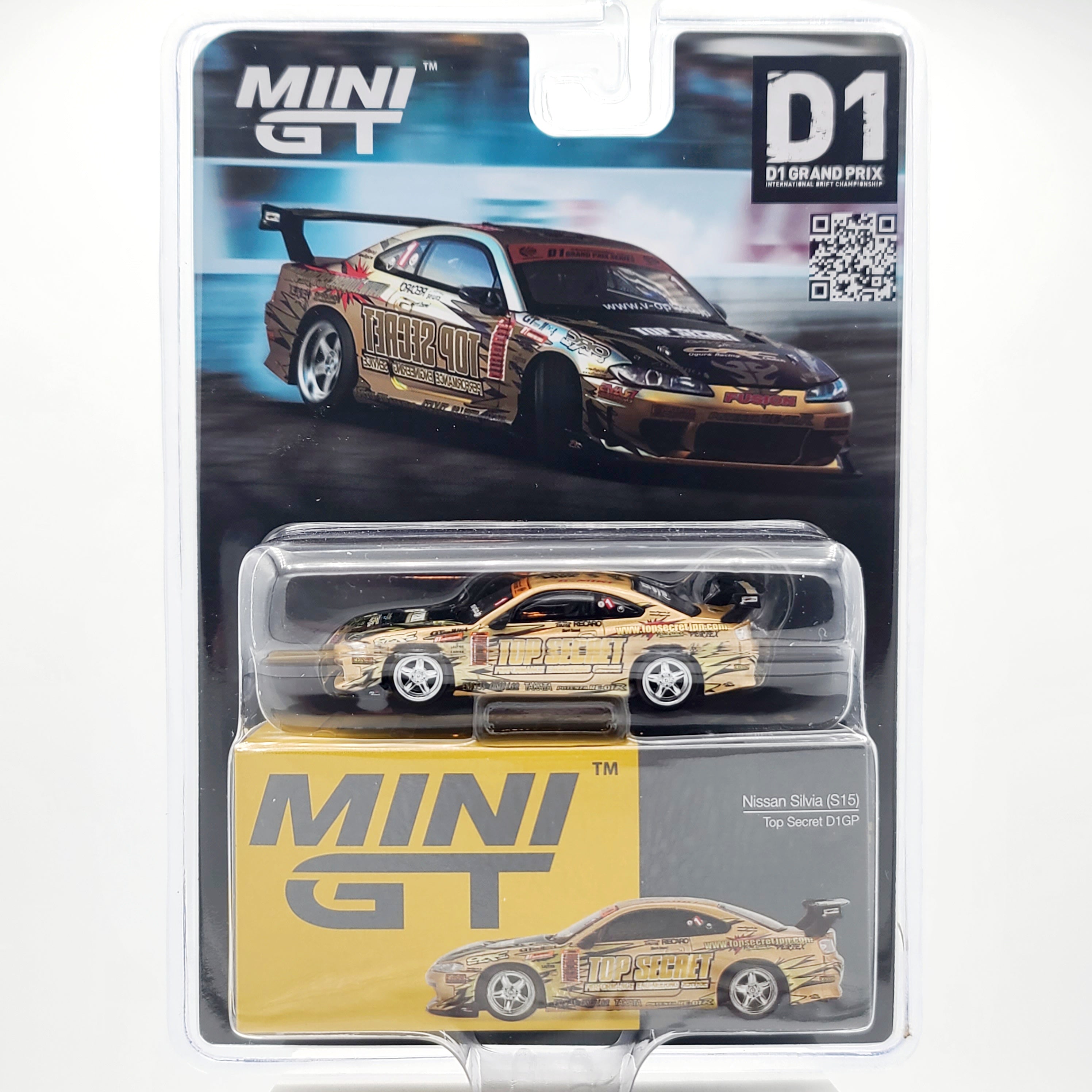 MINI GT Nissan Silvia S15 Top Secret - 1:64, D1 Grand Prix (2025 Limited Edition)